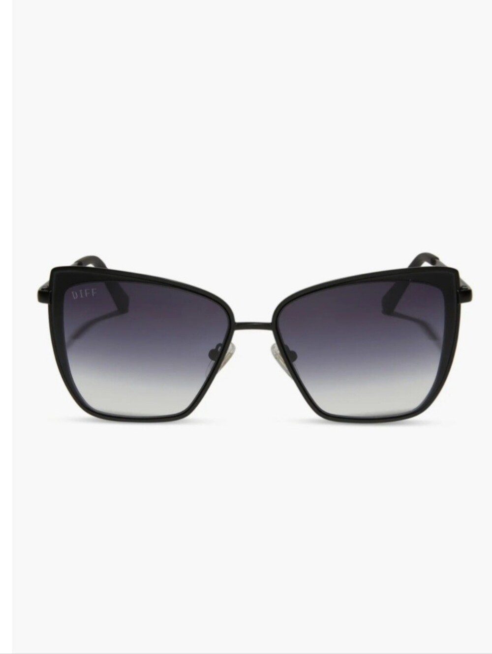 DIFF Grace Black Gradient Cat-Eye Women's Sunglasses